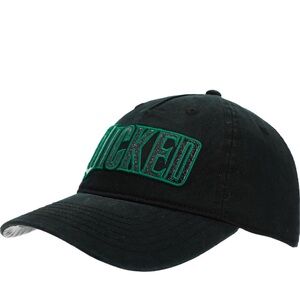 NWT Wicked Glitter Black and Green Baseball Cap